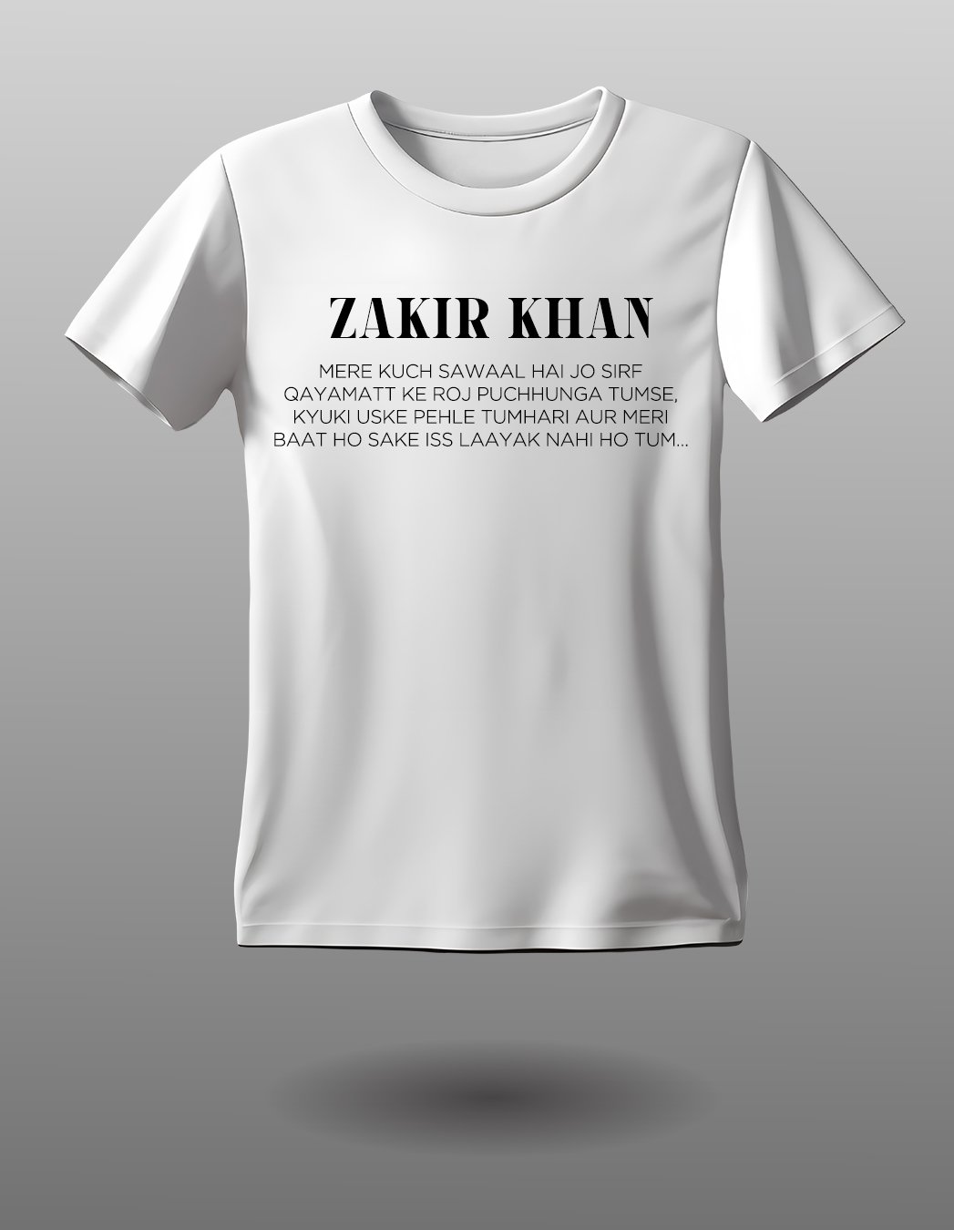 Zakir Khan Unisex Tshirt